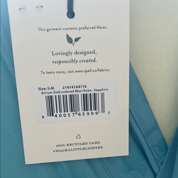 Atrium Blue Floral Kimono - Picture 2 of 4